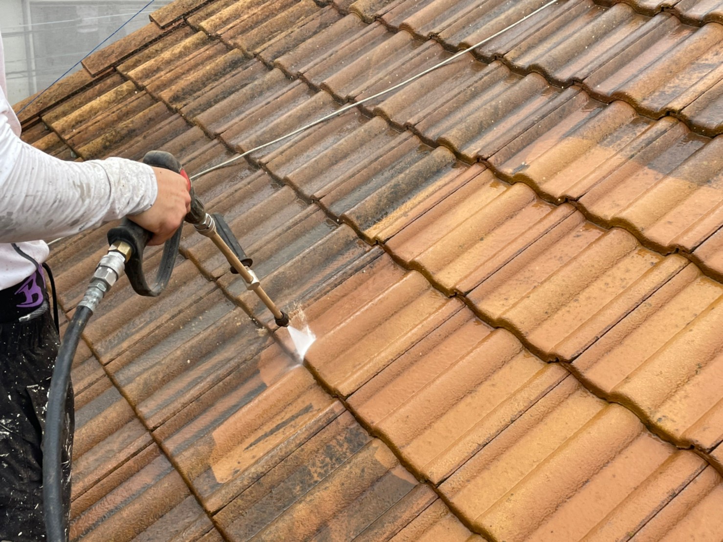 屋根　高圧洗浄　リフォーム　リノベーション　堺市　外壁塗装　屋根塗装　雨漏り　修理　工法　千成工務店