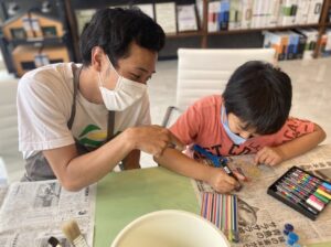 イベント　夏休み　子供　工作　宿題　堺市　外壁塗装　屋根塗装　雨漏り　修理　工法　千成工務店