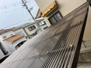 波板　カーポート　ポリカ　リフォーム　リノベーション　改修　堺市　外壁塗装　屋根塗装　雨漏り　修理　工法　千成工務店