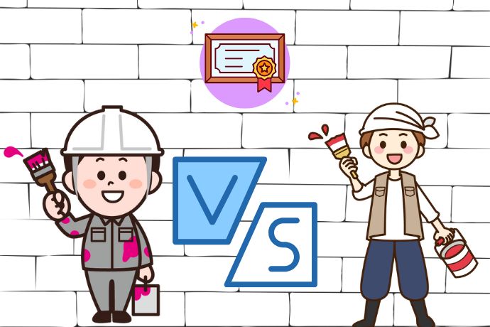 一級塗装技能士の塗装と、そうでない場合の違い